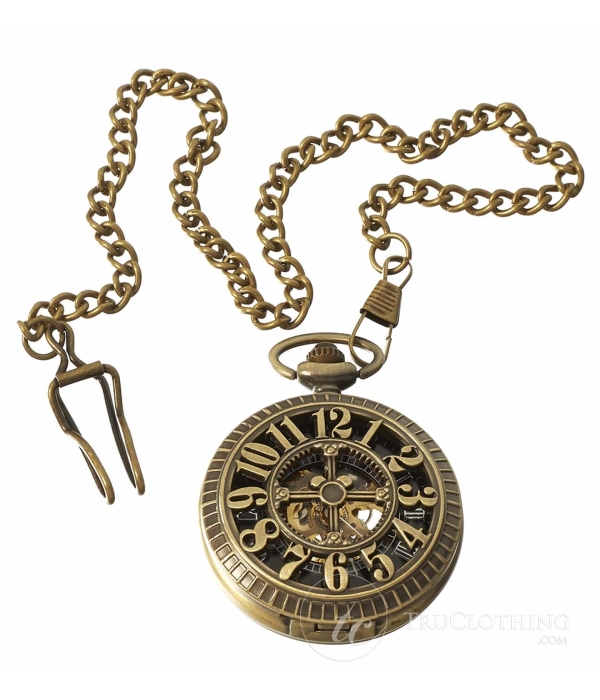 Vintage Peaky Blinders Mechanical Pocket Watch-Gold